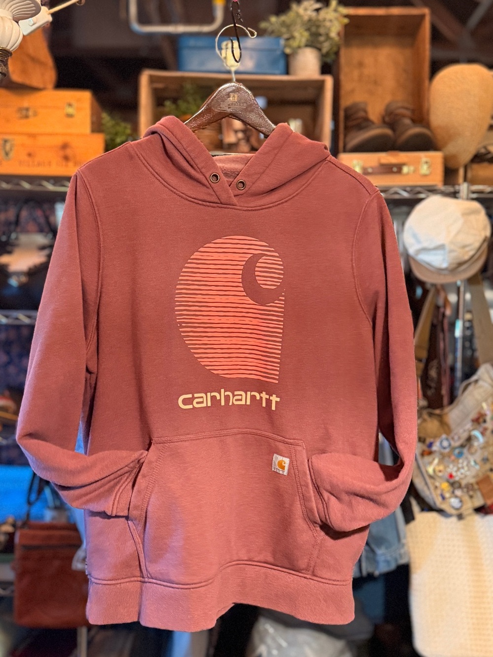 Carhartt Hooded Sweatshirt - Dusty Rose